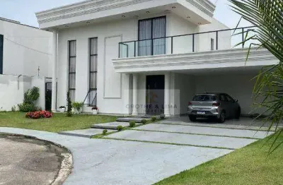 Sobrado novo com piscina e área gourmet no condomínio terras do vale – caçapava/sp