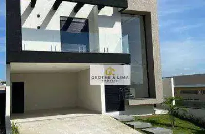 Sobrado com 3 dormitórios sendo 2 suítes e 4 vagas à venda, 222 m² por r$ 1.300.000 - condomínio residencial fogaça - jacareí/sp