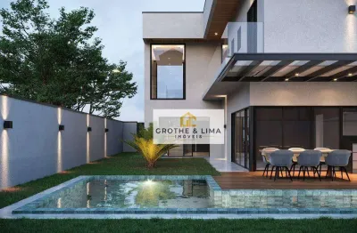 Sobrado com 4 dormitórios à venda, 348 m² por r$ 3.392.000,00 - condomínio residencial monte carlo - são josé dos campos/sp
