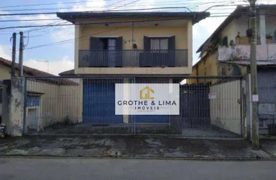 Sobrado com 3 dormitórios à venda, 240 m² - conjunto residencial galo branco - são josé dos campos/sp
