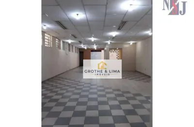 Salão, 212 m² - venda por r$ 1.100.000,00 ou aluguel por r$ 4.950,00/mês - centro - taubaté/sp