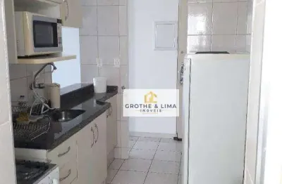Apartamento com 1 dormitório para alugar, 45 m² por r$ 2.700,00/mês - centro - são josé dos campos/sp