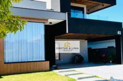 Sobrado com 3 dormitórios à venda, 332 m² por r$ 3.460.000,00 - condomínio residencial colinas do paratehy - são josé dos campos/sp
