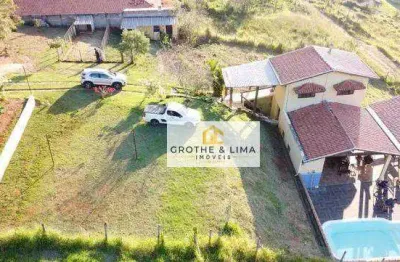Chácara com 2 dormitórios à venda, 2730 m² por r$ 650.000,00 - barreiro - taubaté/sp