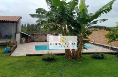 Chácara com 3 dormitórios à venda, 1000 m² por r$ 590.000,00 - pinheirinho - taubaté/sp