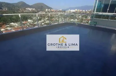 Apartamento duplex com 4 dormitórios à venda, 166 m² por r$ 1.280.000,00 - cidade jardim - caraguatatuba/sp