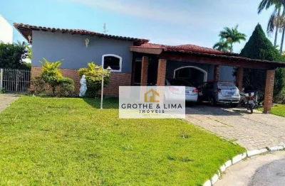 Casa com 3 dormitórios, sendo 1 suíte, à venda, 384 m² por r$ 2.200.000 - condomínio vale do sol - tremembé/sp