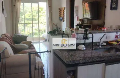 Apartamento com 2 dormitórios com suíte à venda, 58 m² - jardim jacinto - jacareí/sp