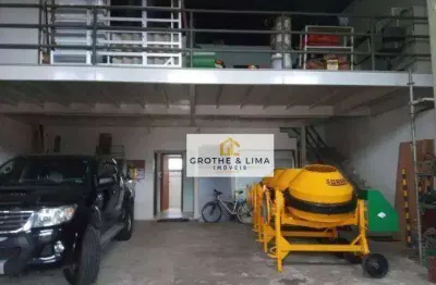 Galpão para alugar, 300 m² por r$ 6.500,00/mês - monte castelo - são josé dos campos/sp