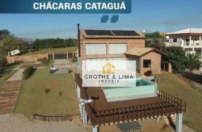 Casa com 3 dormitórios, 700 m² - venda ou aluguel - chácaras cataguá - taubaté/sp