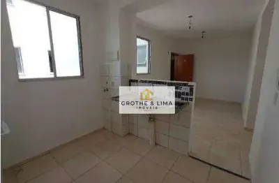 Apartamento com 2 dormitórios à venda, 45 m² por r$ 196.100,00 - jardim gurilândia - taubaté/sp