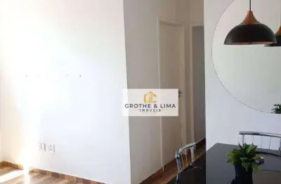 Apartamento com 2 dormitórios à venda, 57 m² por r$ 237.000,00 - residencial sítio santo antônio - taubaté/sp