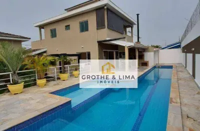 Casa com 3 dormitórios à venda, 459 m² por r$ 1.484.000 - piracangaguá (chácara flórida) - taubaté/sp