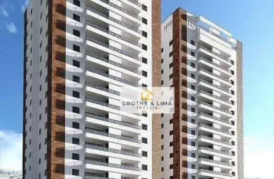 Belíssimo apartamento com 3 dormitórios, sendo 1 suíte, à venda, 109 m² por r$ 750.000 - edifício londres - taubaté/sp