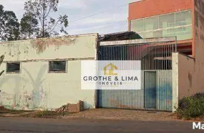 Galpão para alugar, 1000 m² por r$ 12.735,00/mês - residencial estoril - taubaté/sp