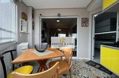 Apartamento com 2 dormitórios à venda, 76 m² por r$ 500.000,00 - vila jaboticabeiras - taubaté/sp
