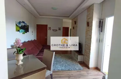 Apartamento com 2 dormitórios à venda, 54 m² por r$ 266.000,00 - parque são luís - taubaté/sp