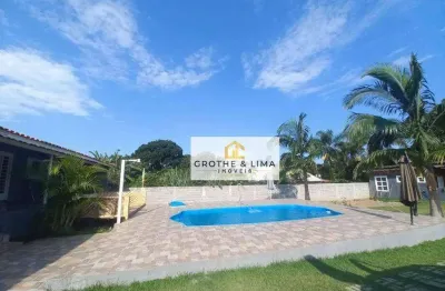 Chácara com 3 dormitórios à venda, 1000 m² por r$ 550.000,00 - bairrinho - são josé dos campos/sp