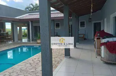 Casa térrea com 4 dormitórios, 4 suítes à venda, 338 m² - condomínio lago dourado