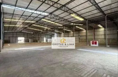 Excelente galpão industrial! tamanho 2400 m² - venda por r$ 12.000.000 ou aluguel por r$ 40.000/mês - una - taubaté/sp