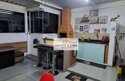 Apto cobertura á venda 2 dorm, suíte, ac: 120m² local excelente perto de comércios, fácil acesso a dutra e centro - vila nair - são josé dos campos/sp