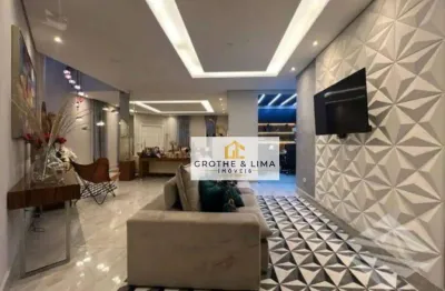 Casa condomínio alto padrão, á venda, 4 dorm, ac: 270m² at: 480m² local excelente, fácil acesso ao centro e via dutra- vila são geraldo - taubaté/sp