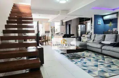 Sobrado com 3 dormitórios com 3 suítes à venda, 253 m² - condomínio altos da serra vl - são josé dos campos/sp