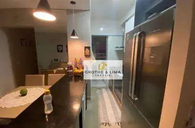 Apartamento com 2 dormitórios, 1 suíte à venda, 64 m² - jardim califórnia - jacareí/sp