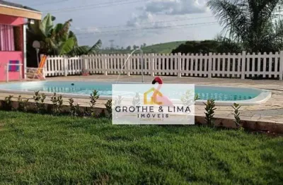 Chácara com 2 dormitórios à venda, 500 m² por r$ 395.000,00 - jardim das palmeiras - caçapava/sp
