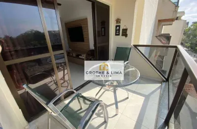 Cobertura com 3 dormitórios à venda, 117 m² por r$ 902.000,00 - praia do tenório - ubatuba/sp