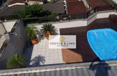 Linda cobertura duplex! com 4 dormitórios, sendo 1 suíte,  à venda, 180 m² por r$ 1.200.000 - centro - ubatuba/sp