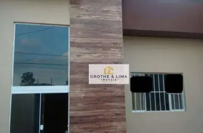 Casa com 3 dormitórios à venda, 80 m² por r$ 413.400 - jardim oasis - taubaté/sp
