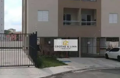 Apartamento com 2 dormitórios à venda, 59 m² - granja daniel - taubaté/sp