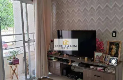 Apartamento com 2 dormitórios com suite e sacadaà venda, 55 m² por r$ 349.800 - jardim américa - são josé dos campos/sp