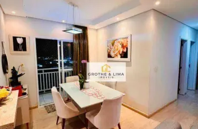 Apartamento com 3 dormitórios à venda, 85 m²  - vila antônio augusto luiz - caçapava/sp