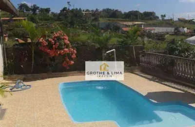 Chácara com 3 dormitórios à venda, 628 m² por r$ 561.800,00 - piracangaguá - taubaté/sp