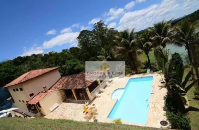 Chácara com 4 dormitórios à venda, 5310 m² por r$ 2.150.000,00 - chácaras condomínio recanto pássaros ii - jacareí/sp