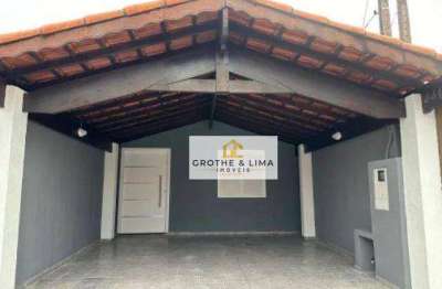 Casa com 2 dormitórios à venda, 47 m² por r$ 340.000 - parque califórnia - jacareí/sp