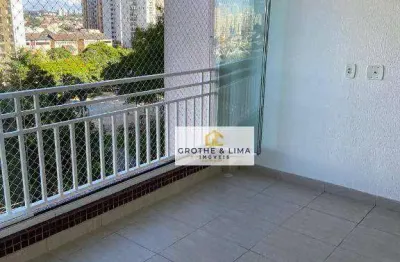 Apartamento com 2 dormitórios para alugar, 74 m² por r$ 5.905,00/mês - jardim aquarius - são josé dos campos/sp