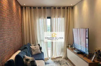Apartamento com 2 dormitórios à venda, 64 m² - vila são josé - taubaté/sp