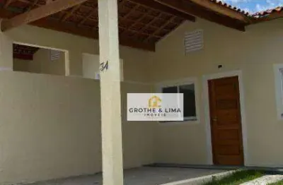 Casa com 2 dormitórios à venda, 63 m² por r$ 320.000,00 - jardim nova esperança - jacareí/sp
