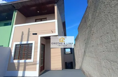 Sobrado com 3 dormitórios à venda, 143 m² por r$ 360.990 - chácaras reunidas brasil - taubaté/sp