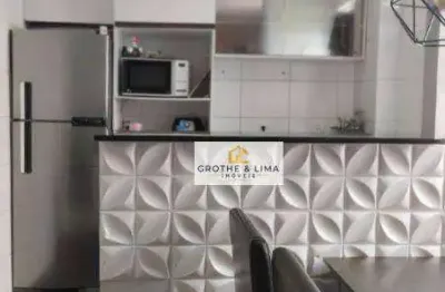 Apartamento com 2 dormitórios à venda, 47 m² por r$ 265.000 - jardim das bandeiras - taubaté/sp