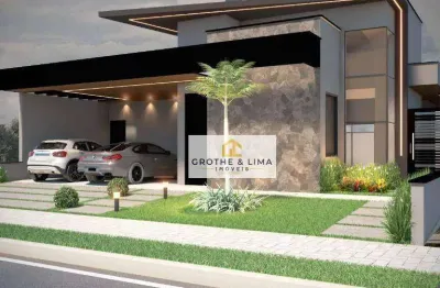 Vende-se casa - 3 dormitórios- térrea no condomínio terras do vale - caçapava/sp.