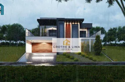 Casa com 3 dormitórios, 2 suítes à venda, 250 m² - condomínio parque vale dos lagos - jacareí/sp