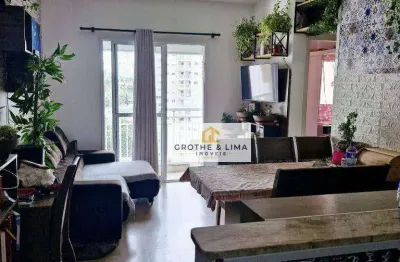 Apartamento com 2 dormitórios à venda, 63 m² por r$ 439.900,00 - cézar de souza - mogi das cruzes/sp