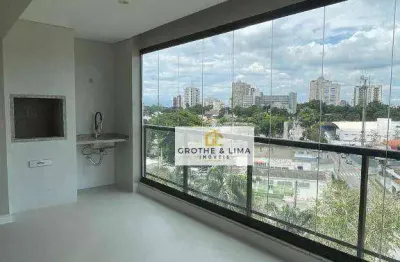 Apartamento com 3 dormitórios, 109 m² - venda por r$ 800.000,00 ou aluguel por r$ 4.580,00/mês - jardim das nações - taubaté/sp