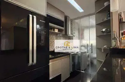 Apartamento com 3 dormitórios, 1 suíte à venda, 80 m² - vila machado - jacareí/sp
