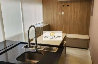 Apartamento com 1 dormitório para alugar, 40 m² por r$ 3900/mês - jardim aquarius - são josé dos campos/sp