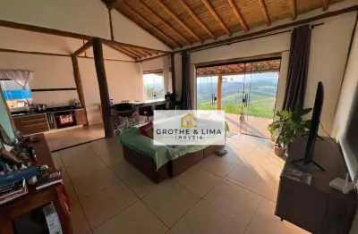 Chácara com 3 dormitórios à venda, 1650 m² por r$ 440.000,00 - zona rural - paraibuna/sp